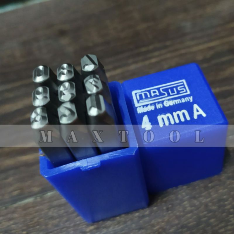 

KETOK ANGKA (0-9) ukuran 4 mm / FIGURE STAMP PUNCH 4mm MERK MASUS