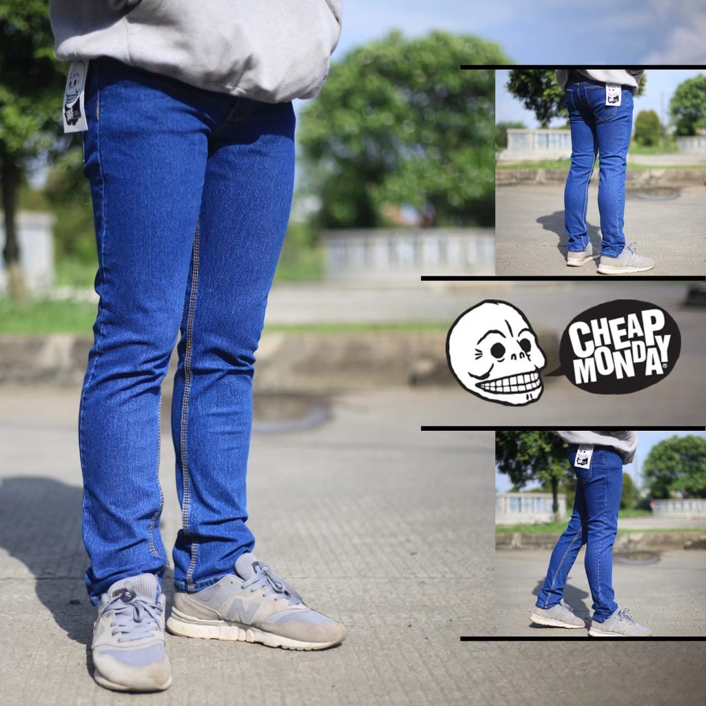 Celana Jeans Pria Skinny Slimfit Stretch Original Premium / Celana Jeans Chep Monday Skiny/Celana Pensil