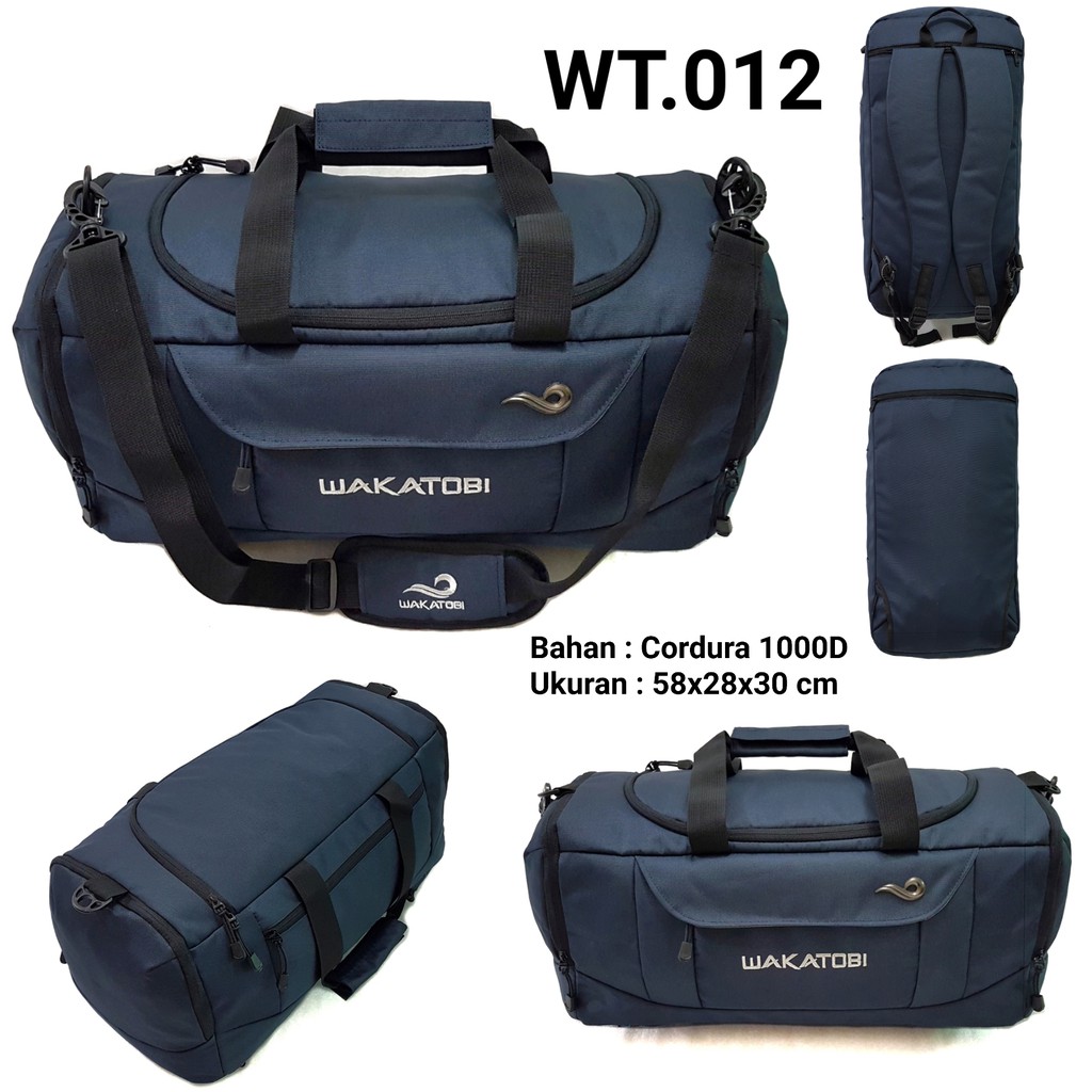 Tas Travel/Gym/Olahraga Multifungsi 3 in 1 WAKATOBI WT.012