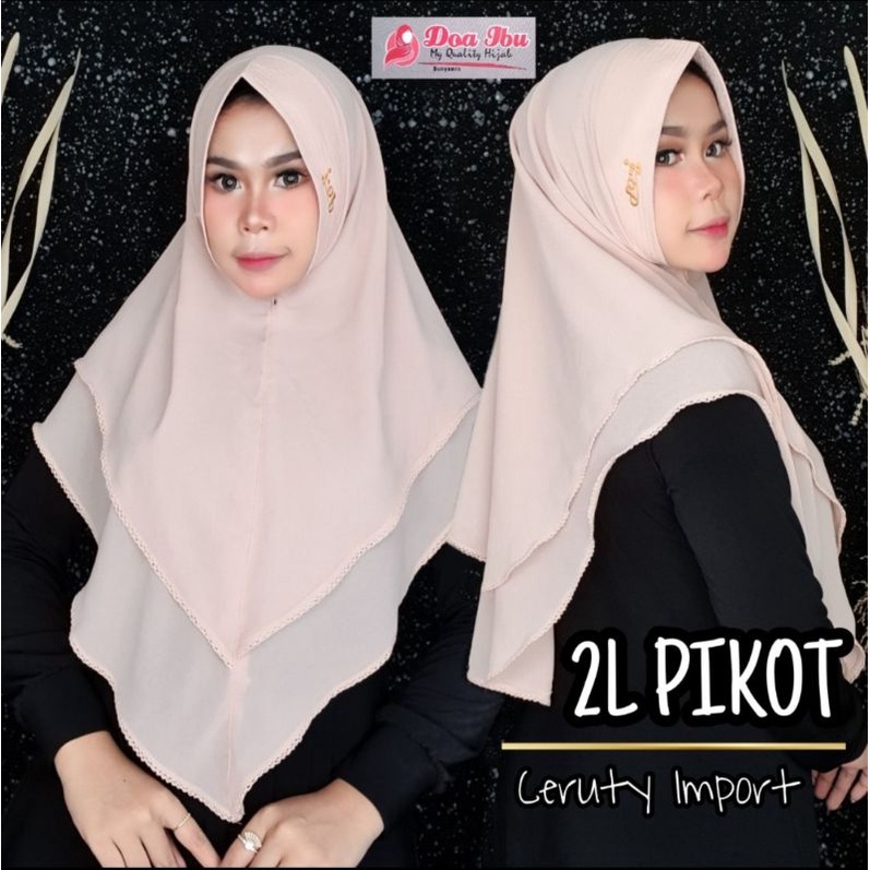 KHIMAR CERUTY PREMIUM STANDAR LIST PIKOT ORI DOI