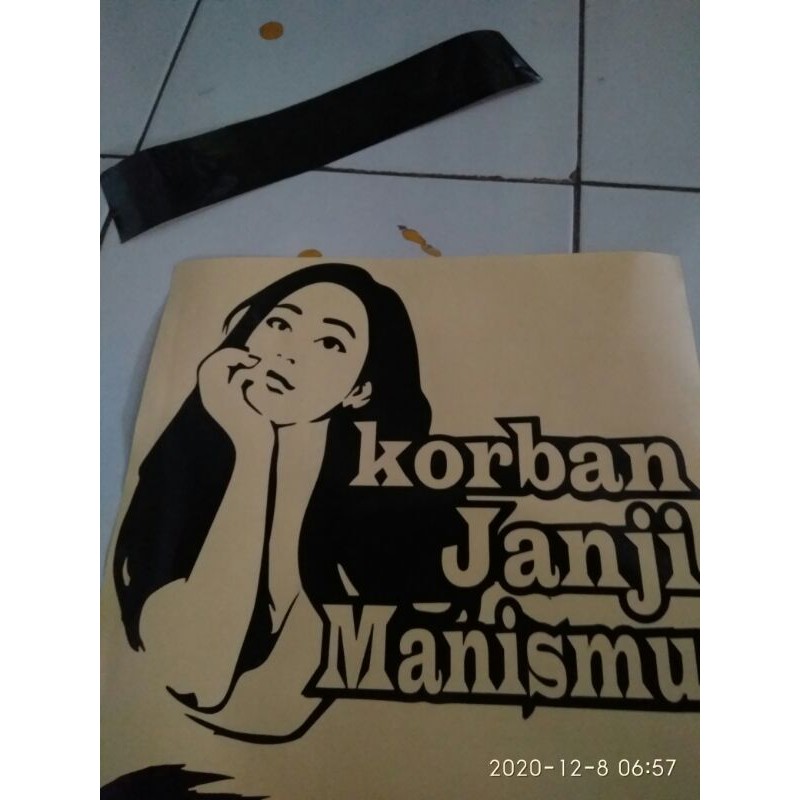 

cutting Sticker foto
