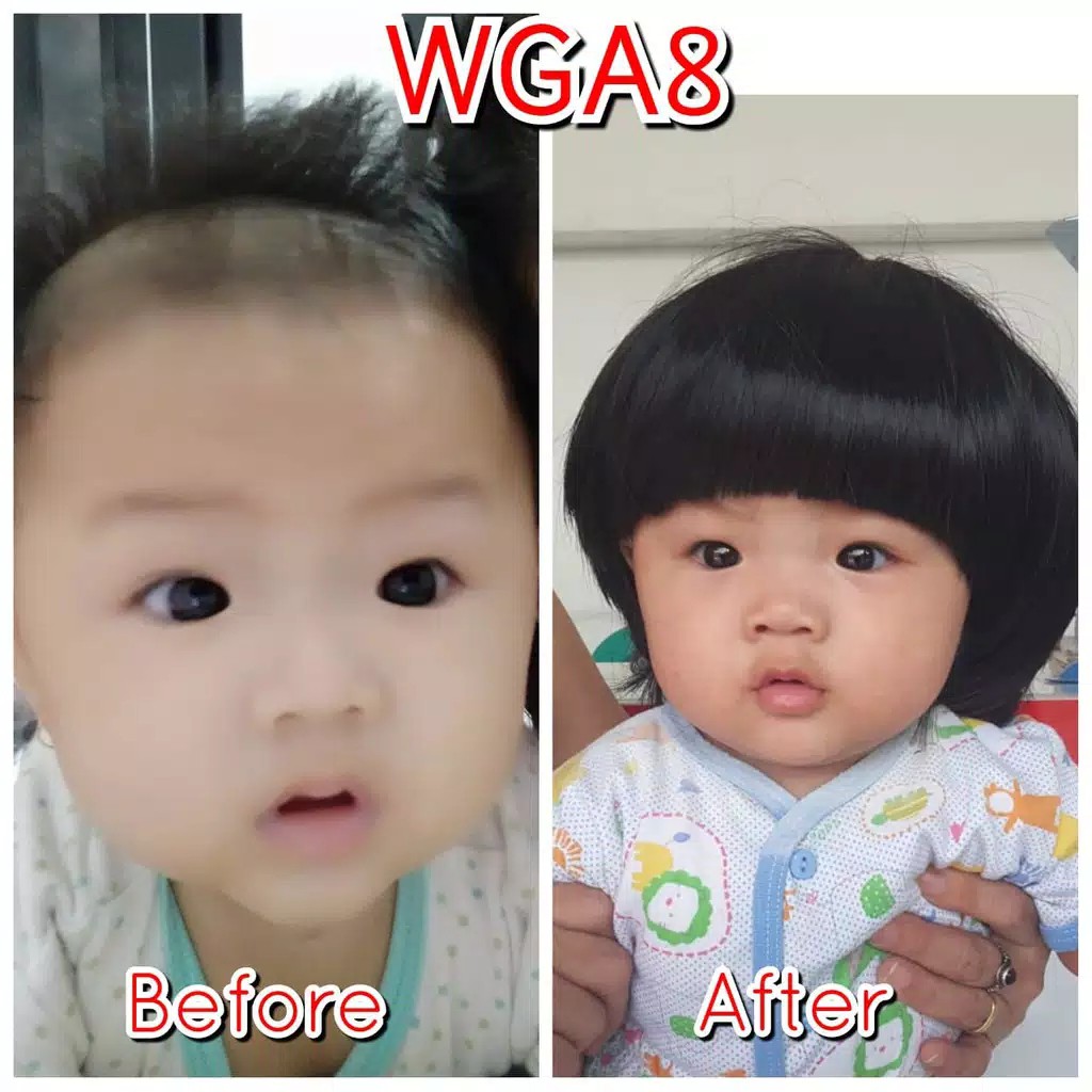 Rambut Palsu Anak Model Dora Warna Hitam NO 8 Ds Kids wear