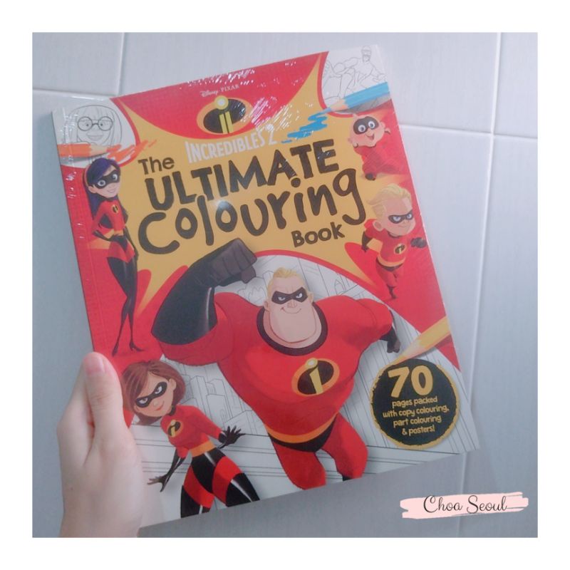 

Coloring Book for Kids | Buku Mewarnai Anak IMPORT - DISNEY PIXAR INCREDIBLES 2