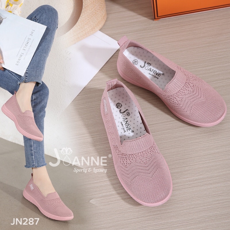 RESTOCK!! [ORIGINAL] JOANNE FlyKnit Flat Shoes Sepatu Wanita #JN287