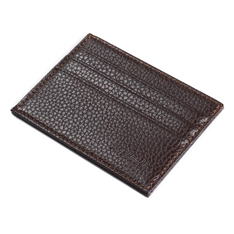 DOMPET KARTU TIPIS TEMPAT ATM KREDIT KTP PRIA WANITA BAHAN KULIT SINTETIS ORIGINAL JINBAOLAI C022