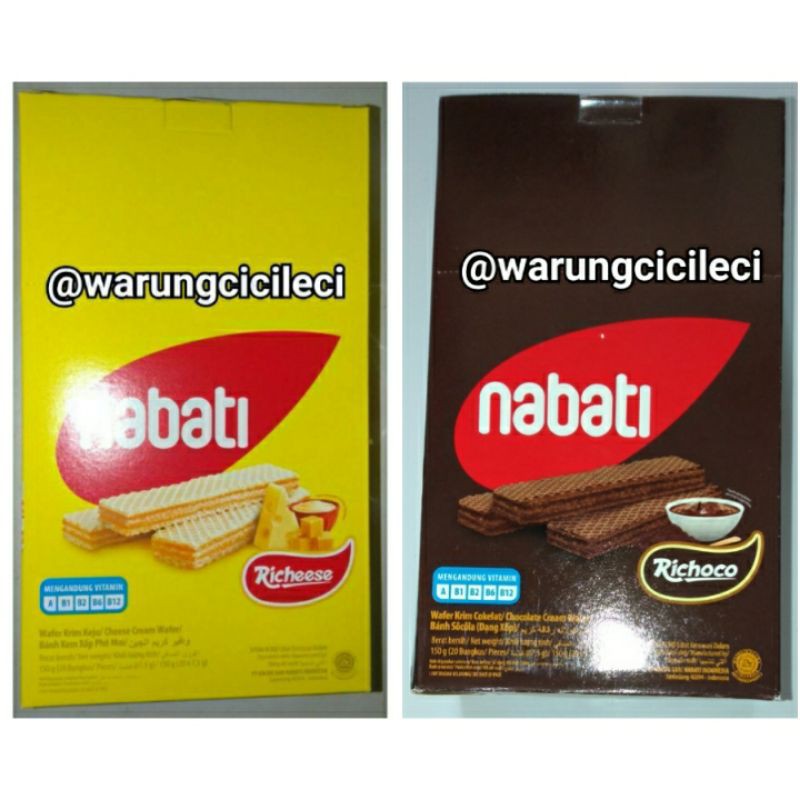 

WAFER NABATI 6g x 20pcs ( 120g )