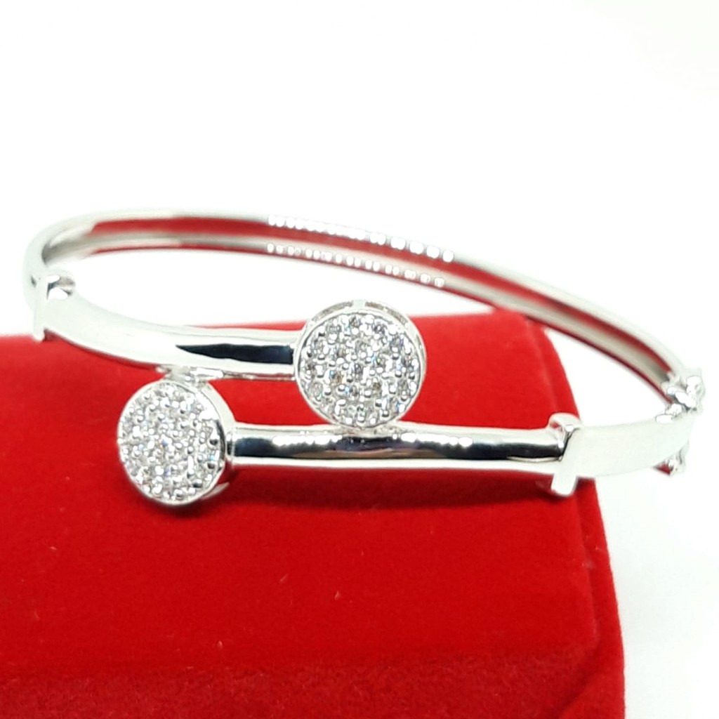 Gelang Wanita Silver 925 Swarovski Gelang Perak Original Gelang Wanita Silver 925 Swarovski Gelang Perak Original