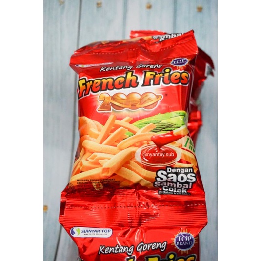

French Fries Kentang 2000 renceng isi 10pc dengan saus sambal