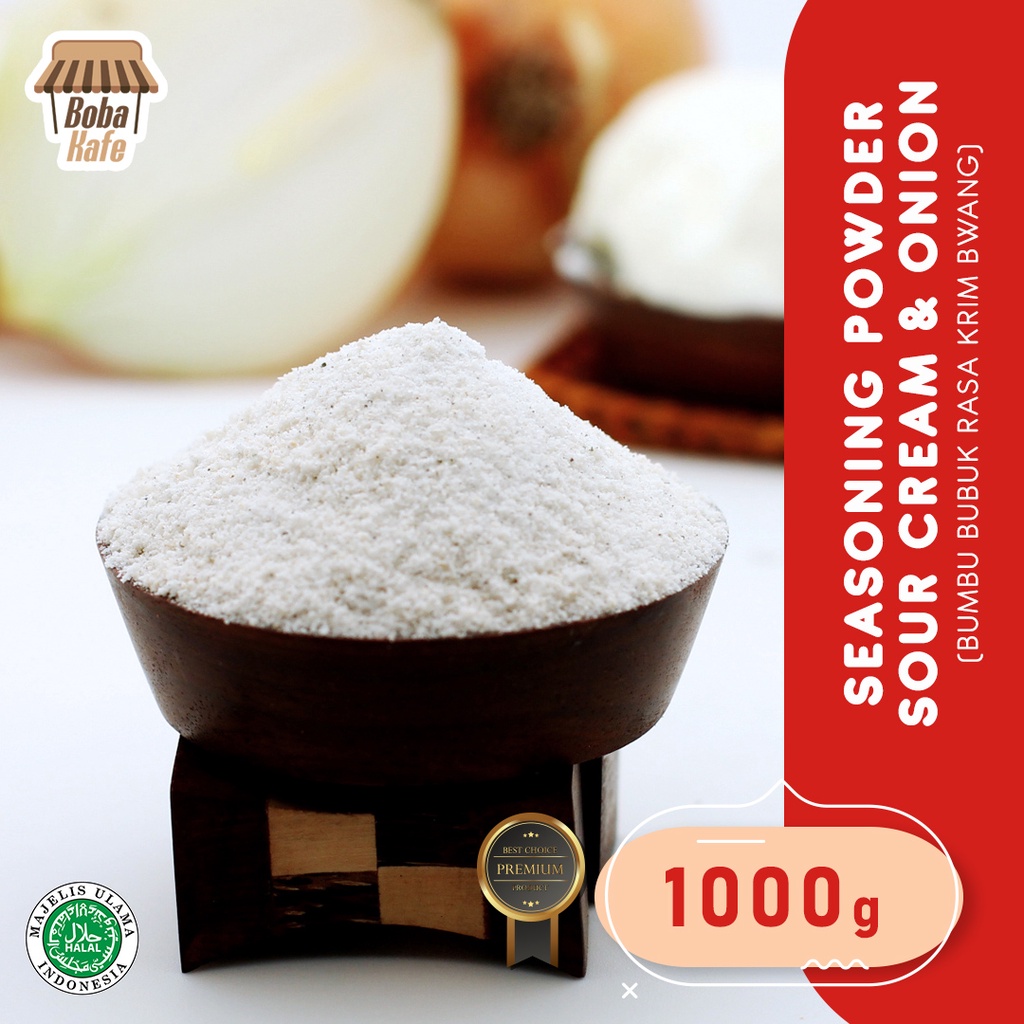 

SOUR CREAM & ONION SEASONING / BUMBU TABUR RASA BAWANG @ 1 KG