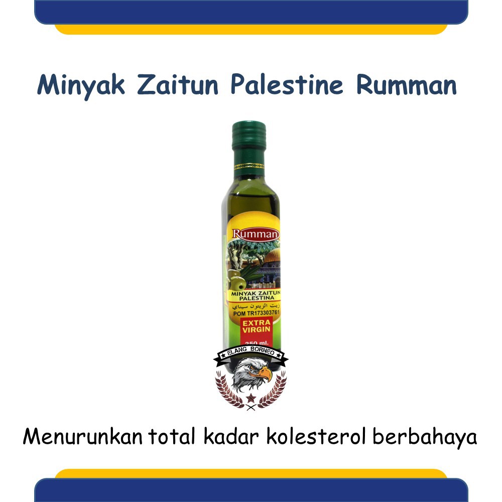 

Minyak Zaitun Palestina Extra Virgin Rumman 250 ml Herbal