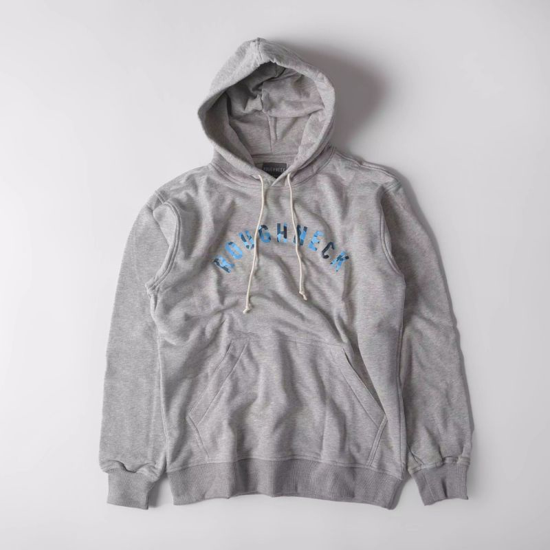 Hoodie sweater roughneck ght032 varian warna abu misti full katun flecee