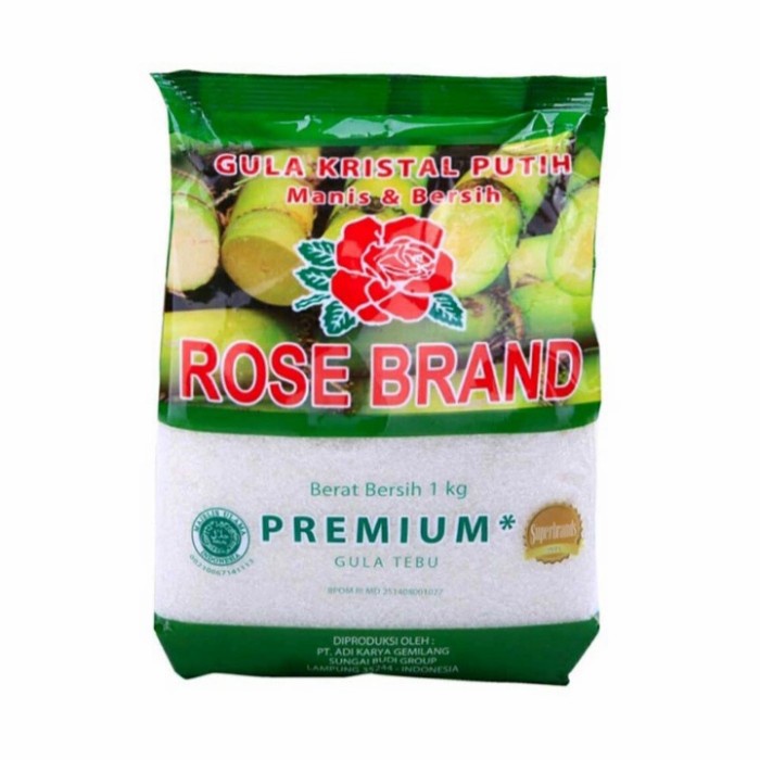 

Gula Pasir Rose Brand 2Pcs [1 Kg]