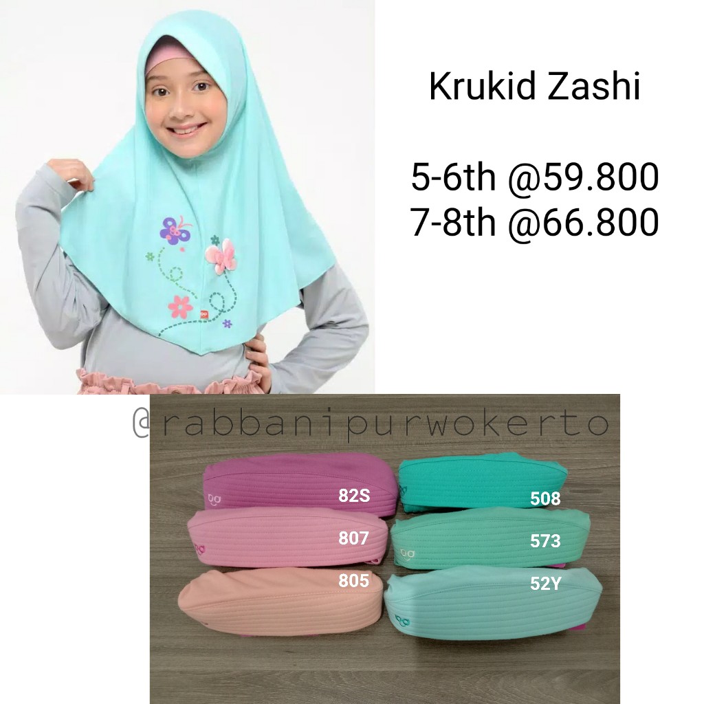 BANI KRUKID ZASHI - JILBAB ANAK ZASHI