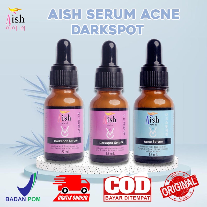 Aish Serum Acne Darkspot (2 Darkspot Serum + 1 Acne Serum)