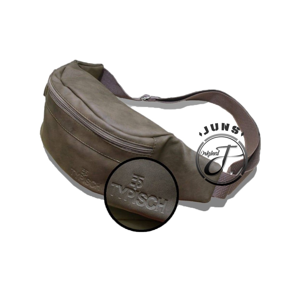 WEISTBAG ANTI AIR ORIGINAL TYPISCH DARK GREY - TAS PINGGANG - BONUS GELANG DAN STIKER