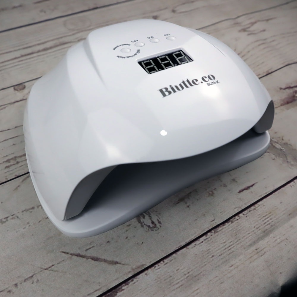 GS8 Biutte.co Pengering Kutek Kuku UV LED Nail Dryer 36 LED 80W 54w SUN-X5  RainSolid Plus White