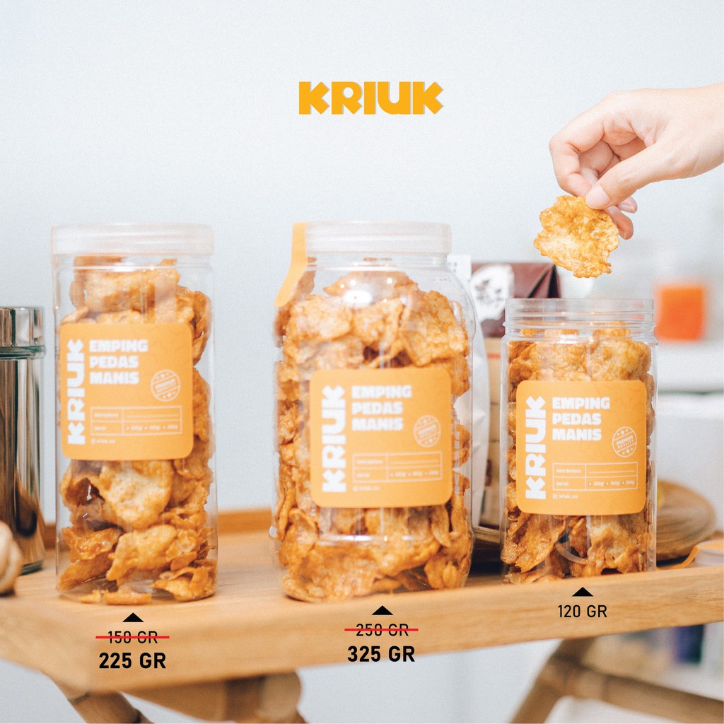 

Keripik Emping Pedas Manis 325gram