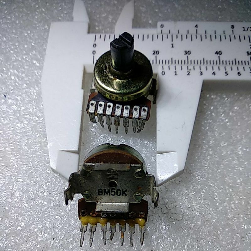 [2pcs] POTENSIO BM 50K kaki 7