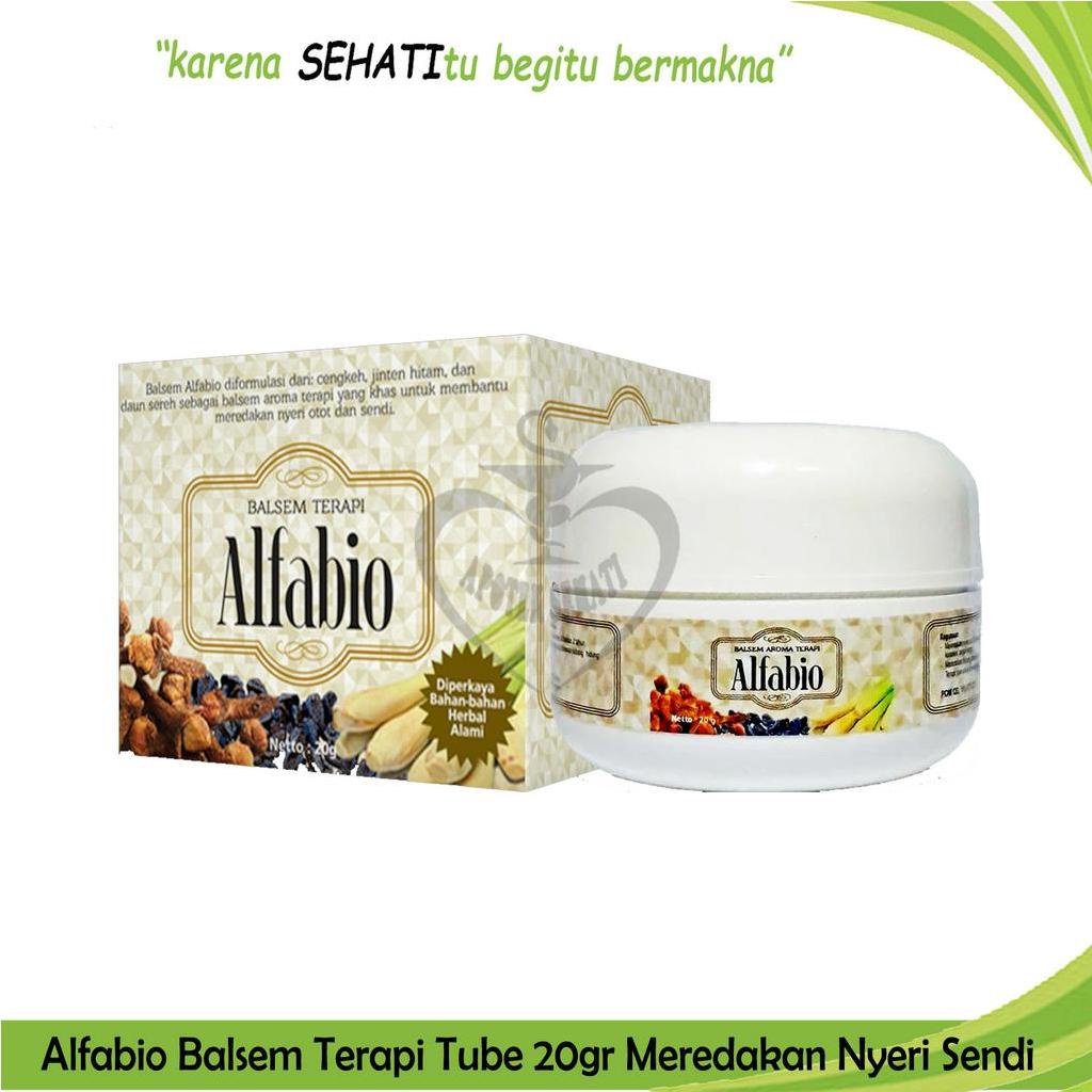 Alfabio Balsem Aromatherapy 20 Gram Balsem Pijat Urut Meredakan Nyeri Otot