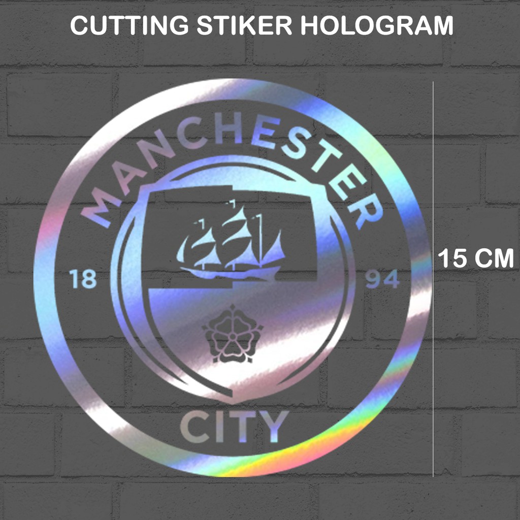 

Cutting Stiker Hologram Logo Man City