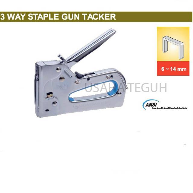 

Staple Gun 6 - 14 mm 3 Way Gun Tacker American Tool
