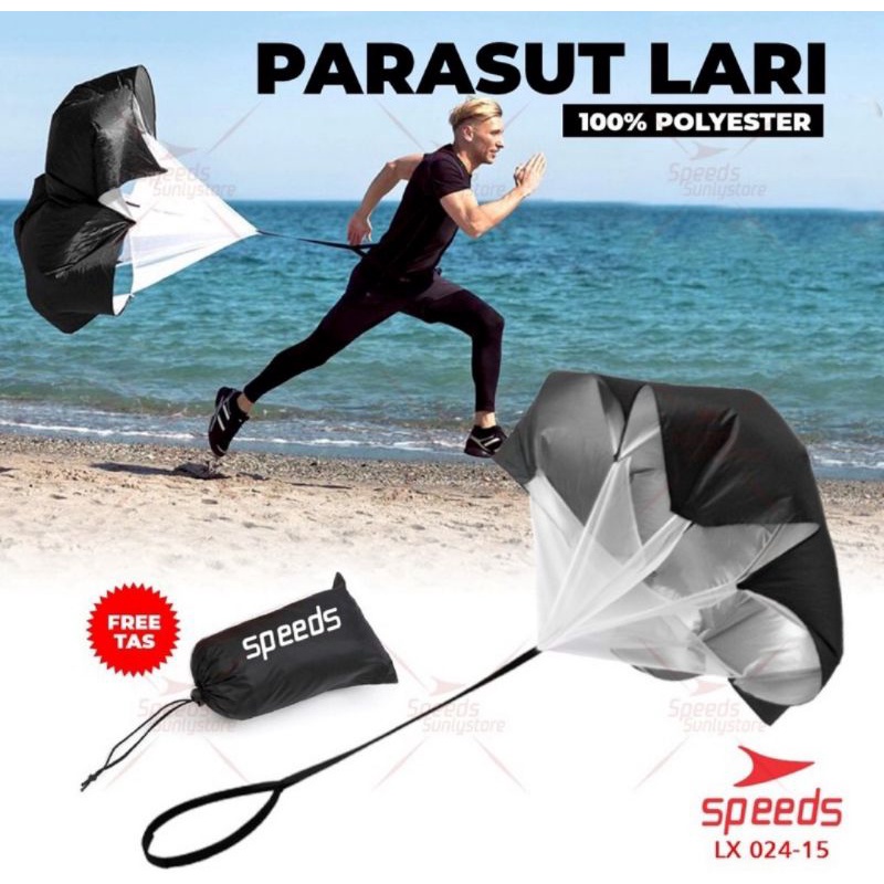 PARASUT LARI SPEEDS CHUTE ALAT PEMBERAT LARI LX 24-15