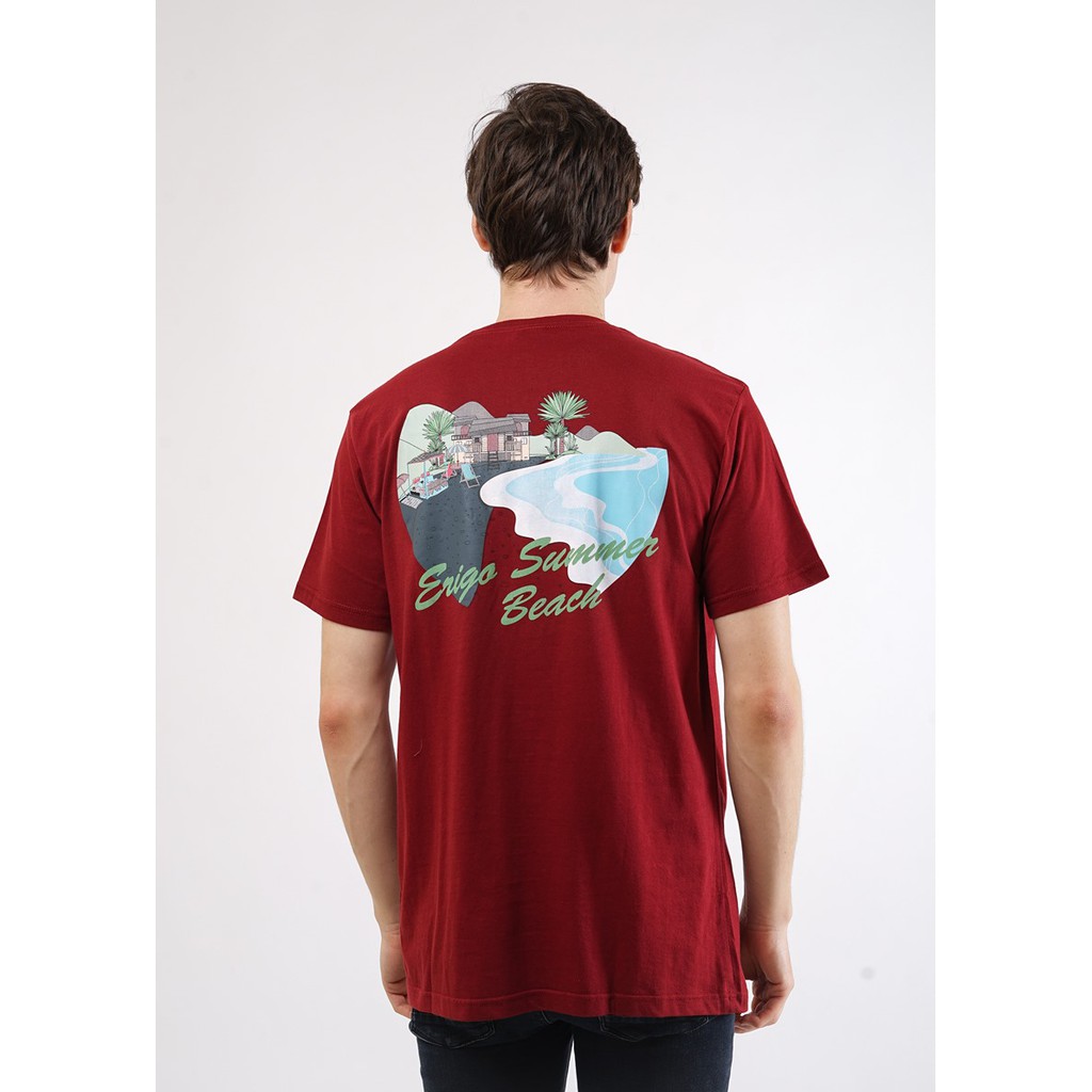 

Erigo T-Shirt La Concha Maroon