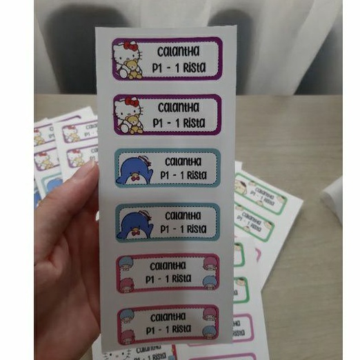 

Stiker label nama , stiker waterproof , stiker custom gambar dan tulisan , stiker cutting