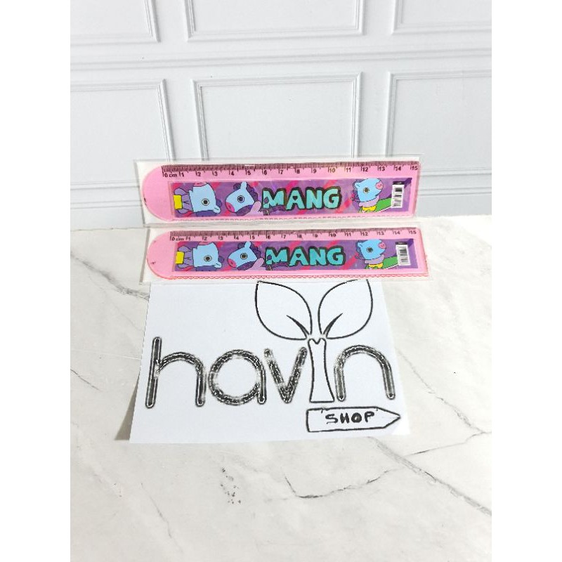 penggaris 15 cm BTS/garisan 15 cm/ruler 15 cm BT-21/mistar 15cm-MANG