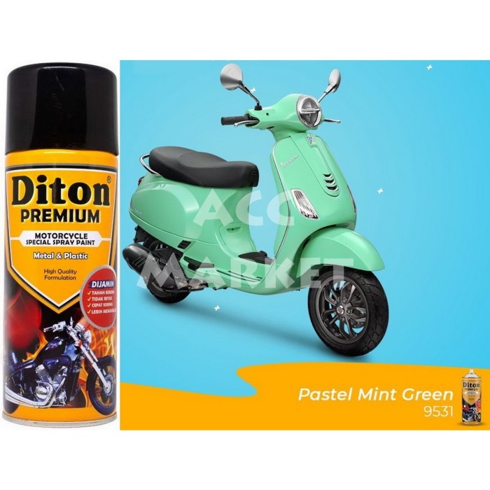 Pilox Diton Premium Pilok Pylox Hijau Mint Green 9531