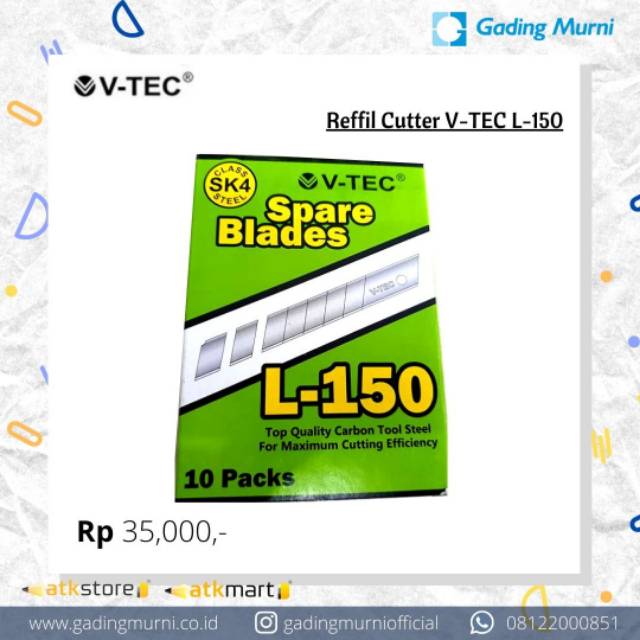 

V-Tec Refil Cutter L 150