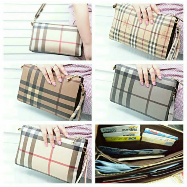 Restok.. burberry clutch