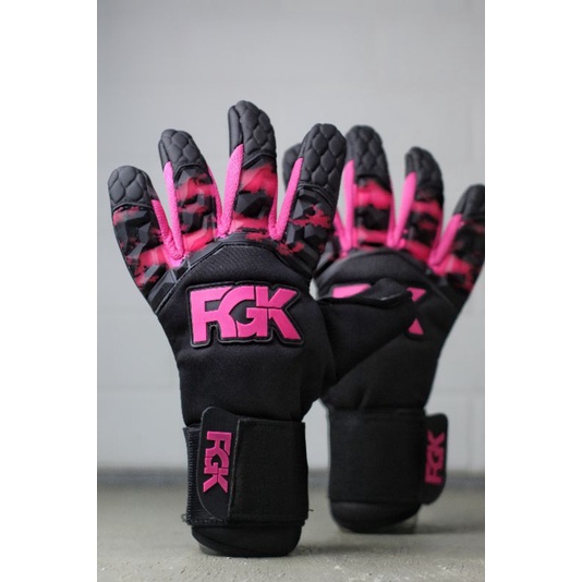 Sarung Tangan Kiper Baru - RGK series ONE Black Pink