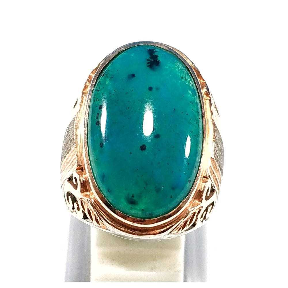 CINCIN BATU AKIK NATURAL BACAN DOKO HIJAU TOTOL TEMBUS MANTAP RING PERAK FREE MEMO KEASLIAN BATU