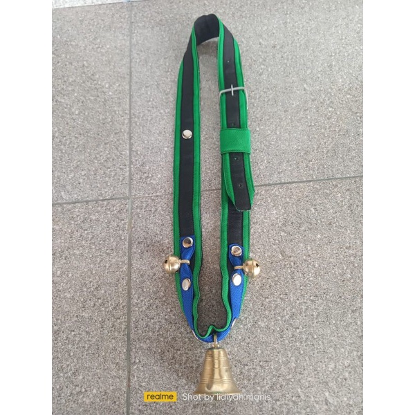 KALUNG SAPI,KERBAU+LONCENG BAHAN TEBAL TERBUAT DARI TALI WEBBING/BISBAN FASHION