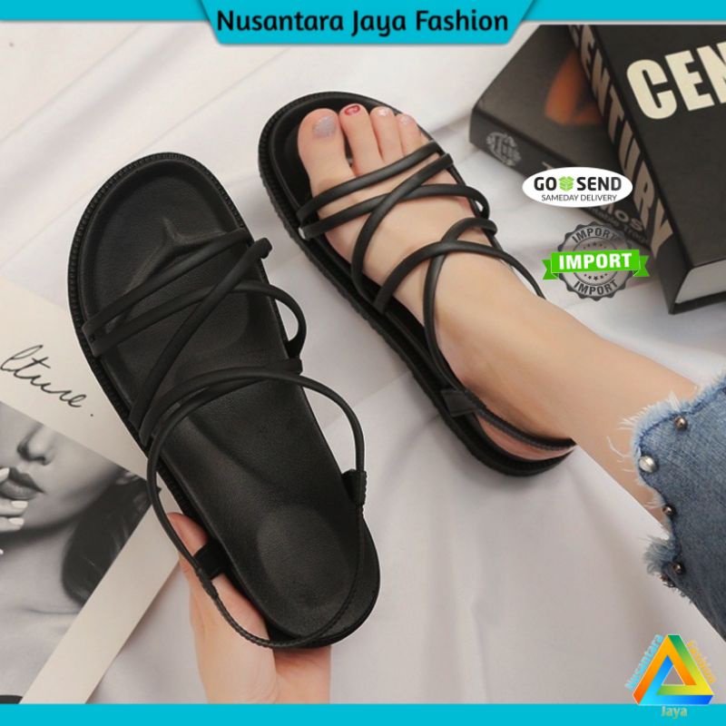 TERLARIS Sandal Wanita Kekinian - Sandal Gladiator - Sandal Balance 1991 1990-1