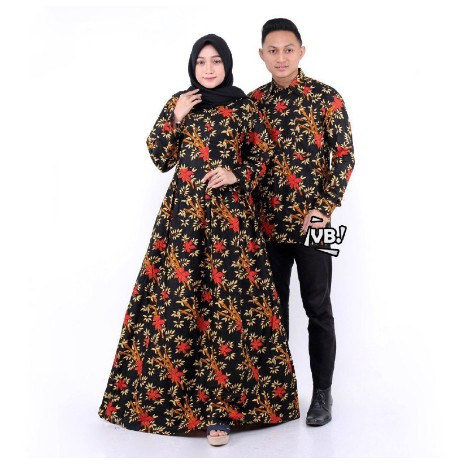 Maura Couple - Sania Ruffle Batik Couple Ori Ndoro Jowi Garansi Termurah Shopee - harga satuan pisah