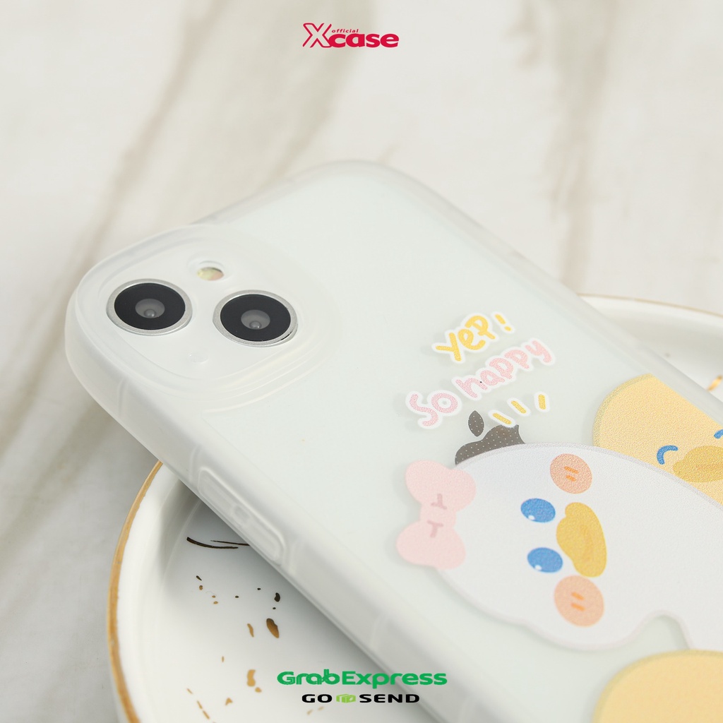 Cute Cartoon Duck Full Lenscover Case For iPhone 7 8 SE 7+ 8+ X XR XS 11 12 13 Mini Pro Max