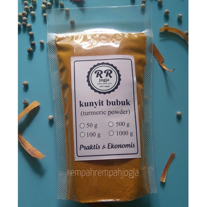 

Kunyit Bubuk Kunir Asli Isi 50 Gram Kualitas Premium