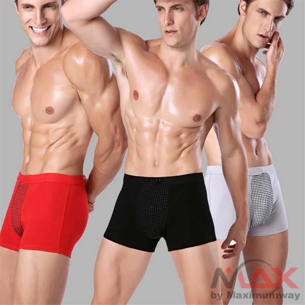 Celana Dalam Boxer Pria Magnetic Therapy Meningkatkan Vitality dan kesehatan Mr.P melancarkan