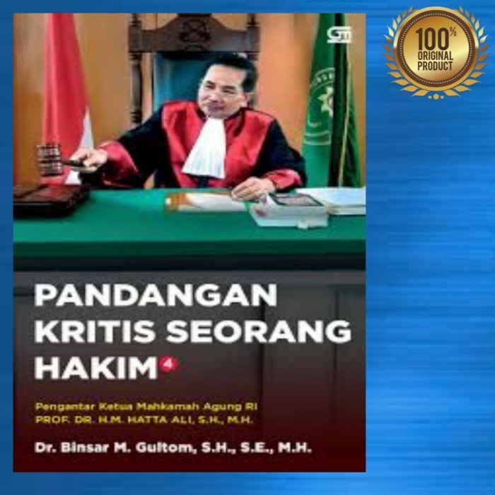 

FLASH SALE!!! BUKU PANDANGAN KRITIS SEORANG HAKIM JILID 4 - ORIGINAL TERBARU