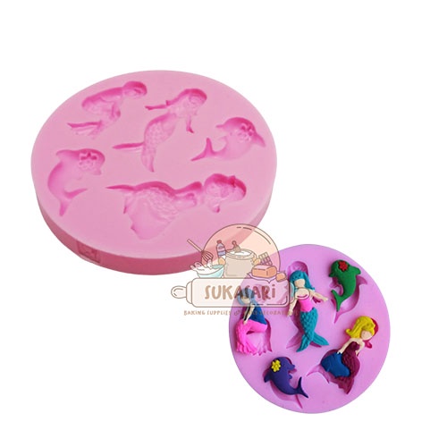 

Silicone mould mermaid no (3) (cetakan putri duyung)