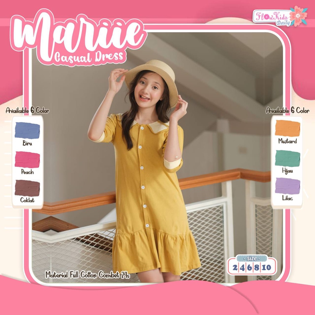 Dress anak Mariie Casual By Flowkids