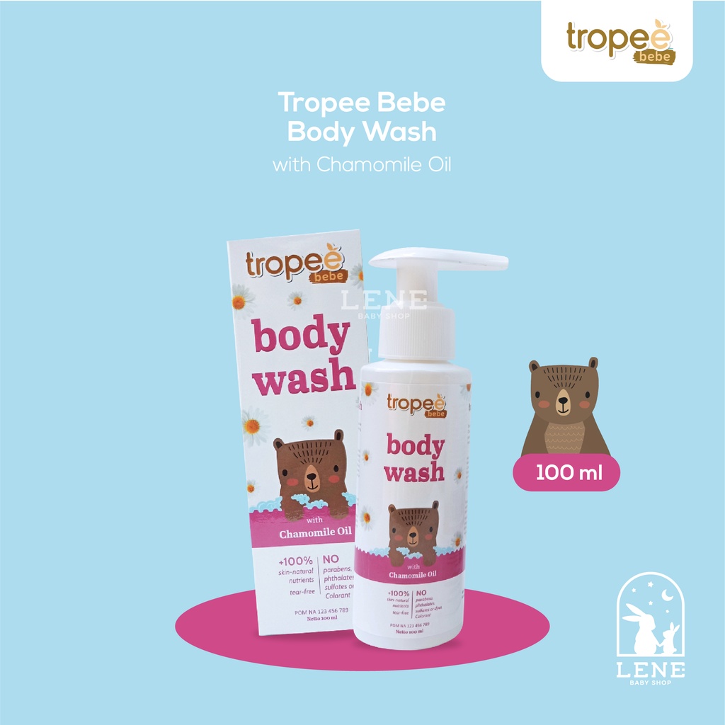 Tropee Bebe Body Wash / 2in1 Shampoo &amp; Body Wash 100ML