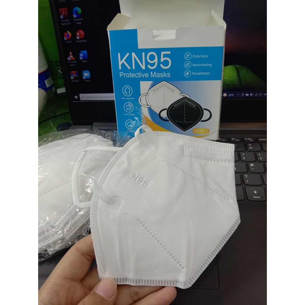 MASKER KN 95 BAHAN TEBAL PROTECTIVE MASKS KN95 HARGA PER 1 PCS