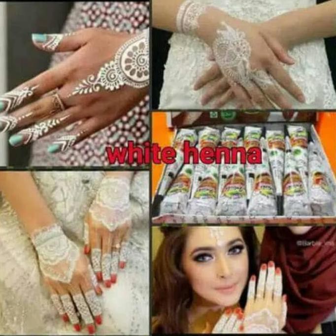 HOTSALE Golecha Henna Putih/White Body Painting Mahendi TERLARIS