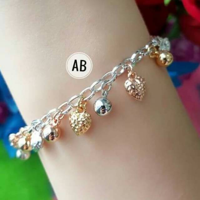 Xuping gelang lapis emas