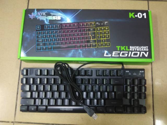 NYK Keyboard Gaming K-01 Legion TKL Backlight