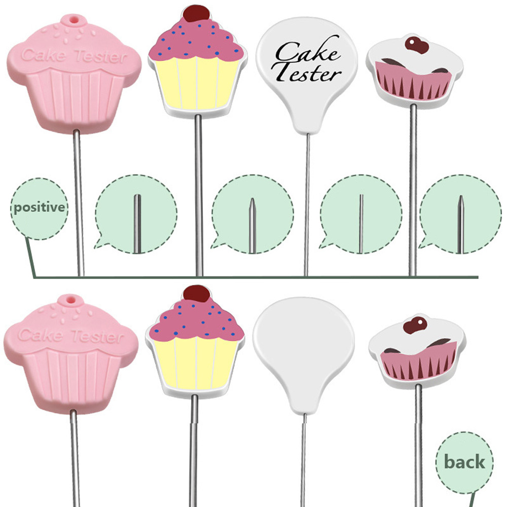 ELEGANT Durable Cake Tester Stainless Steel Baking Tool Biscuit Needle Convenient Fondant Muffin Kitchen Utensil Bread Testing Cupcake Probe