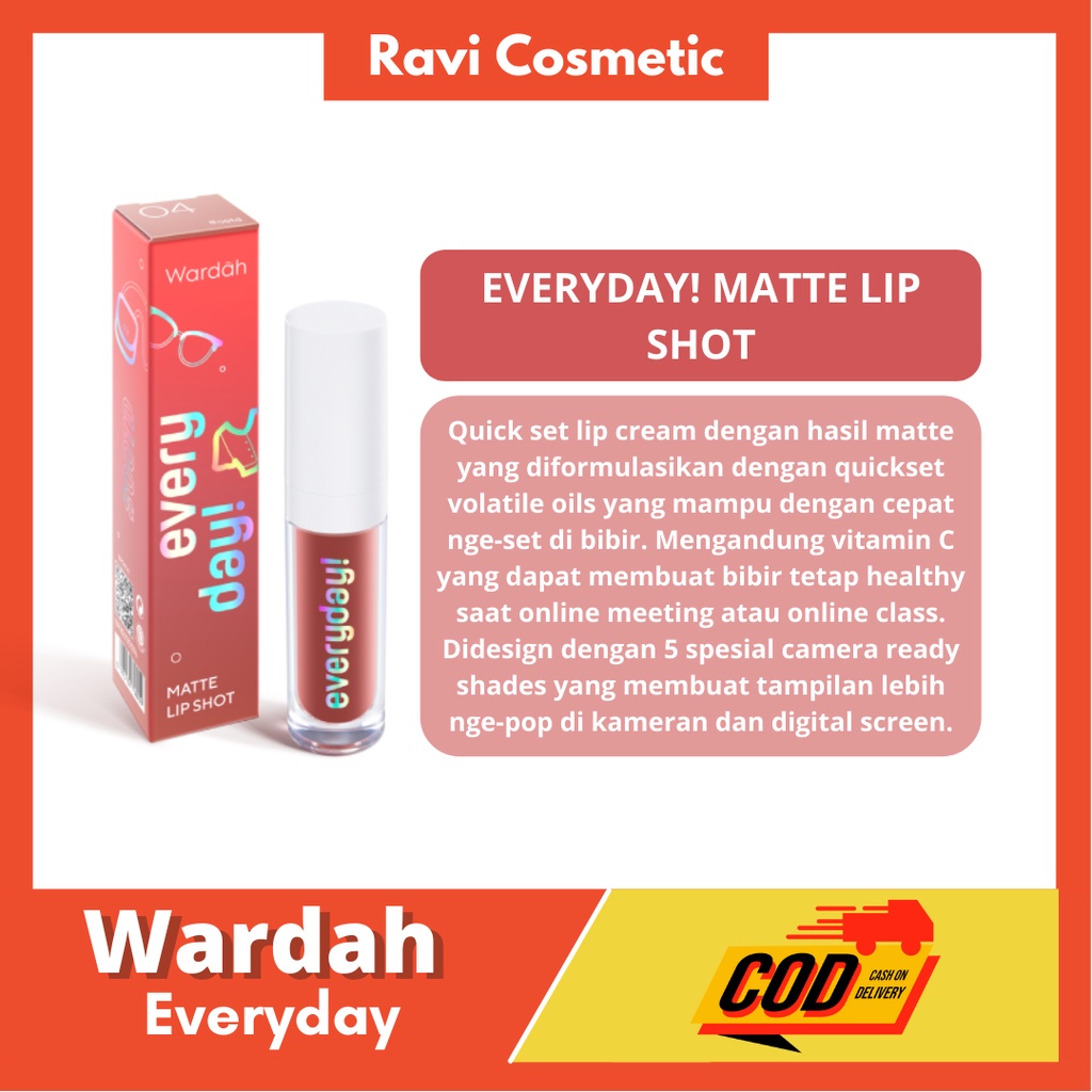WARDAH Everyday! Matte Lip Shot - Lipcream